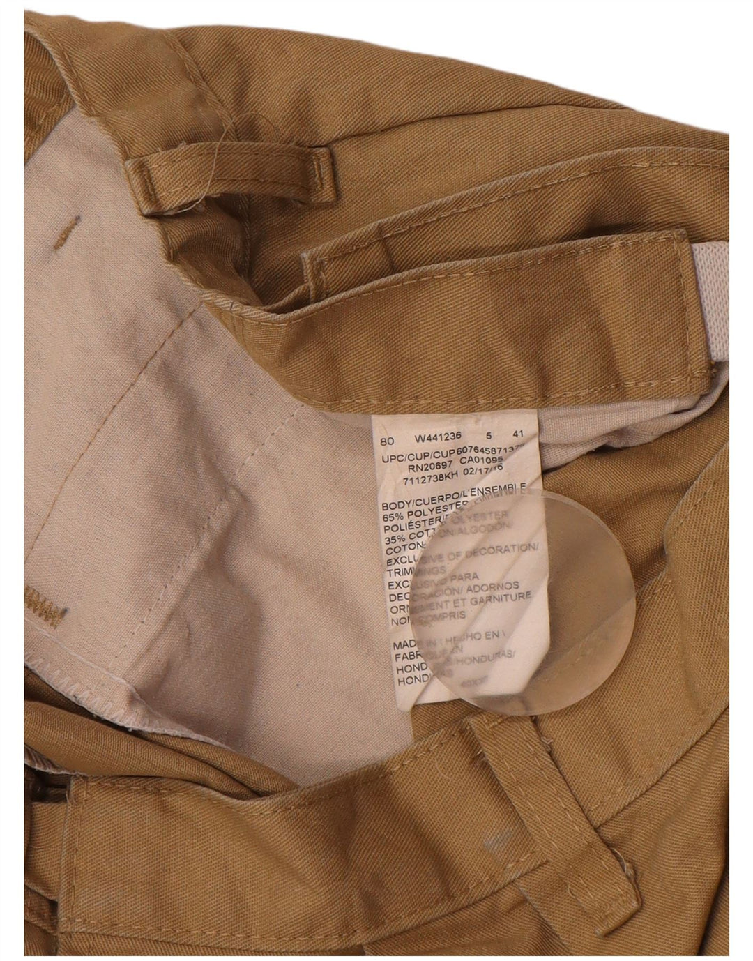 Męskie spodnie cargo Dickies Pegged W40 L30 Beżowy poliester