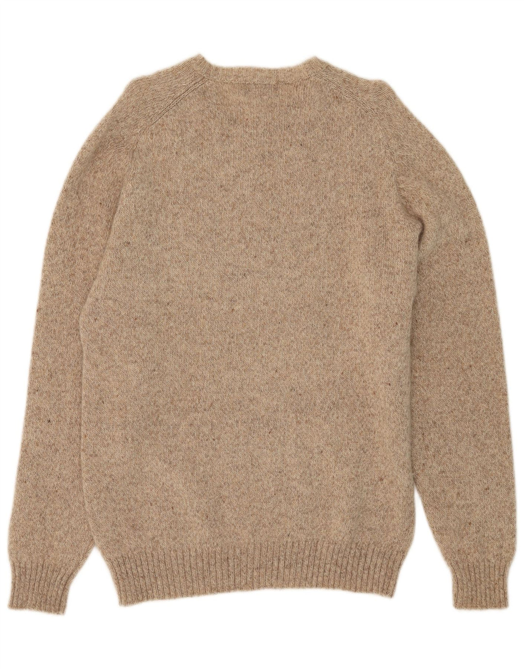 Męski sweter Kappa z dekoltem w szpic, duży, beżowy, wełniany