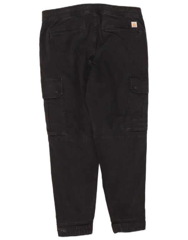 Męskie spodnie cargo Zara EU 44 Large W34 L26 Czarna bawełna
