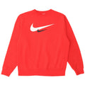 Męska bluza z grafiką Nike, bawełniana, w kolorze średnio czerwonym