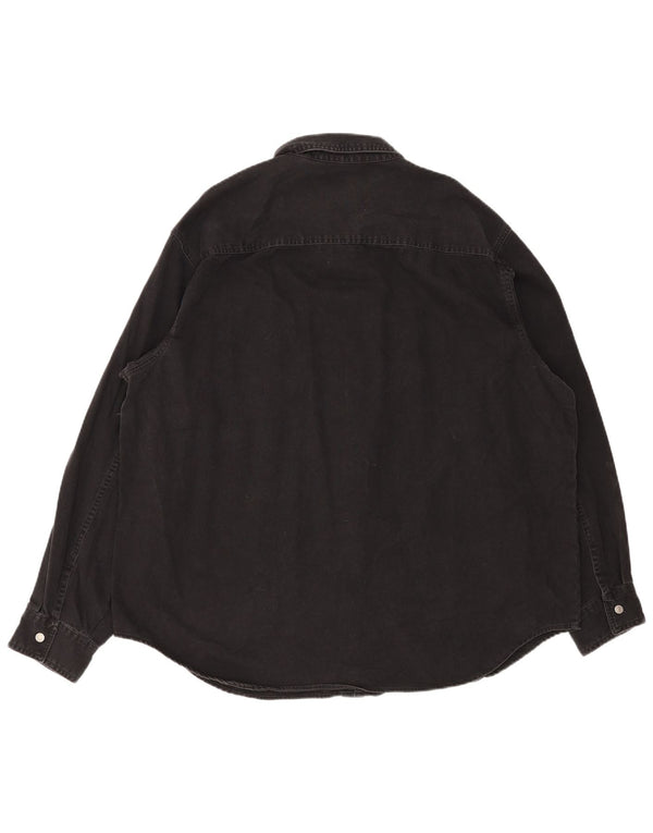 Męska koszula dżinsowa Levi's 2XL, czarna, bawełniana