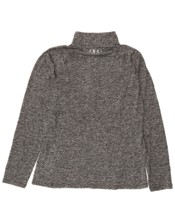 Damski top Under Armour Heat Gear o luźnym kroju z długim rękawem, UK 14, średni szary