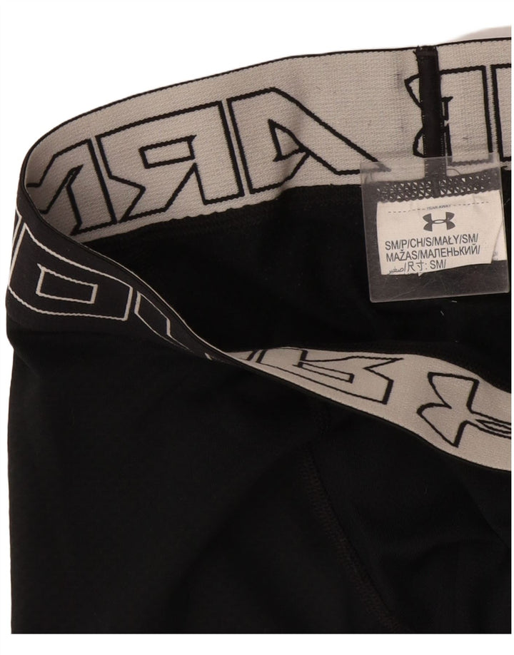 Damskie legginsy Capri Under Armour UK 10, małe, czarne, geometryczne