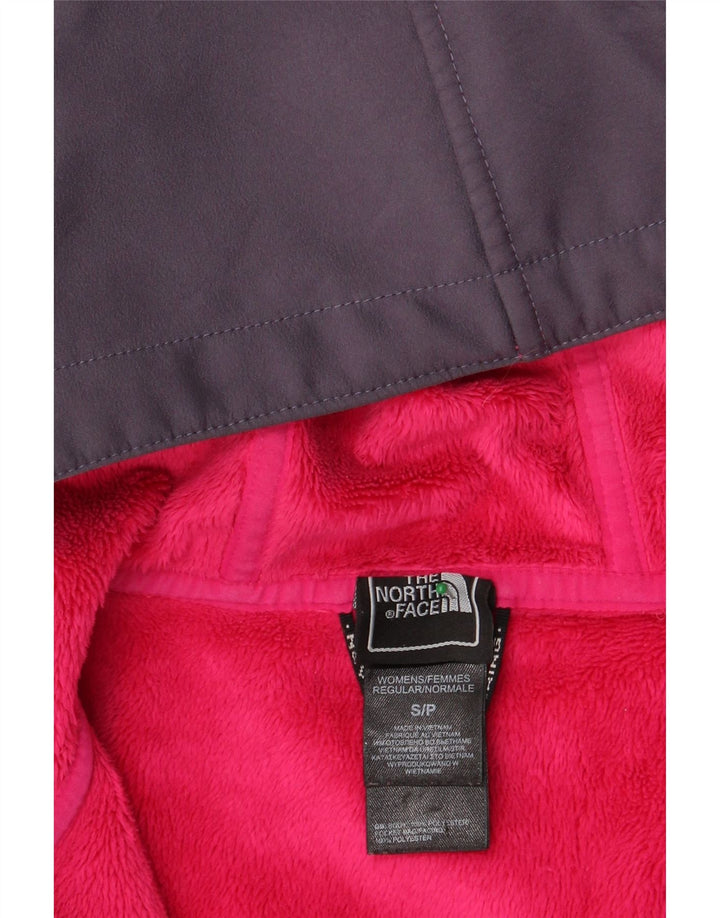 Damska kurtka wiatrówka z kapturem THE NORTH FACE UK 10, mała fioletowa