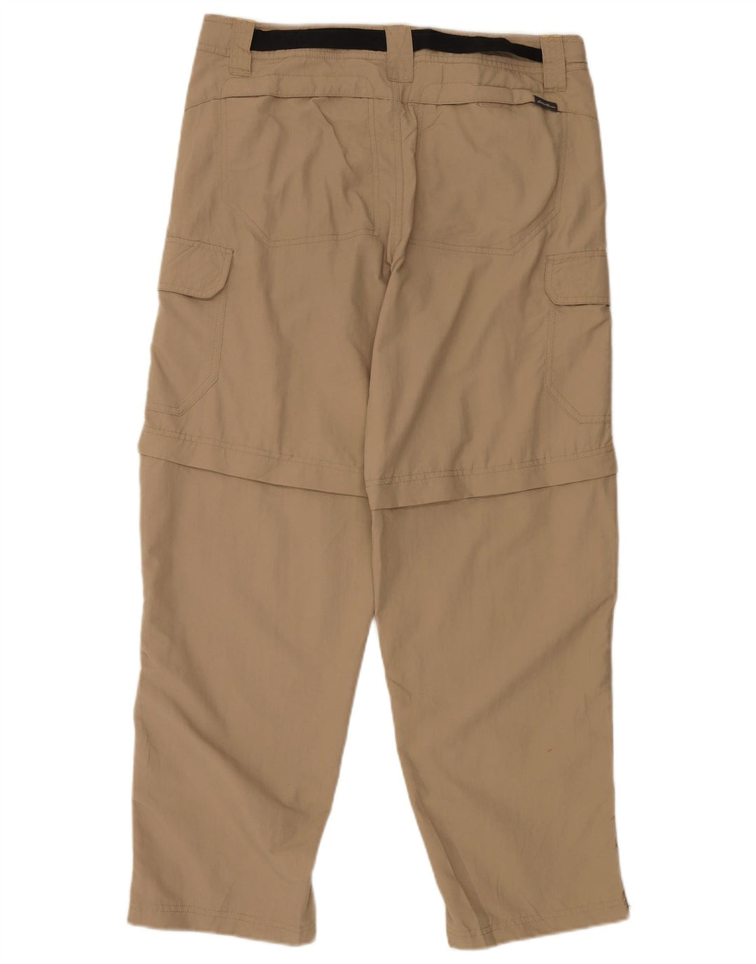 Męskie proste spodnie cargo EDDIE BAUER W34 L30 Beżowy nylon