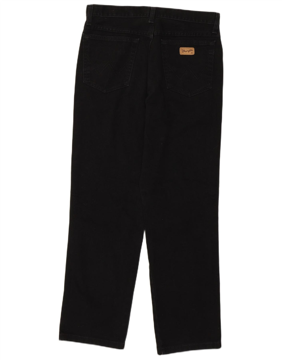 Męskie proste dżinsy Wrangler W32 L30 czarne