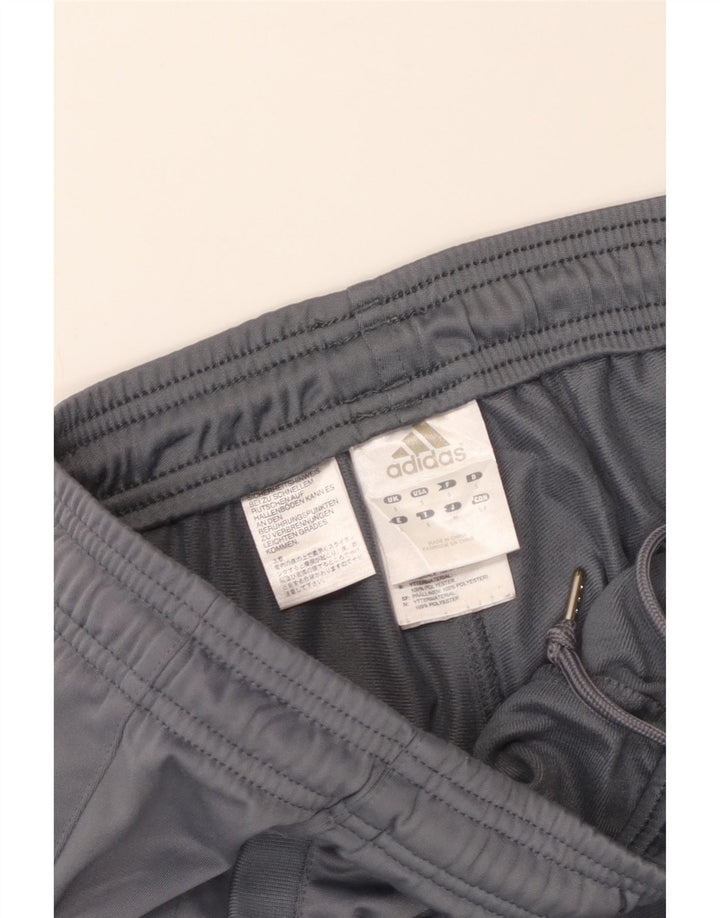 Męskie spodnie dresowe Adidas, małe, szare, poliestrowe