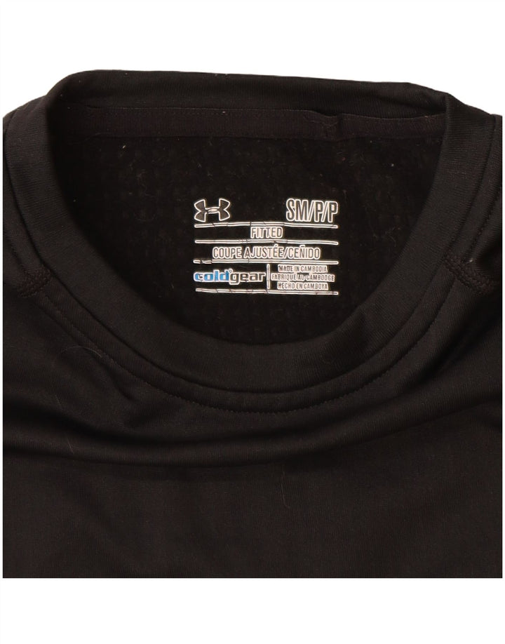 Damski top Under Armour Cold Gear z długim rękawem, UK 10, mały, czarny poliester