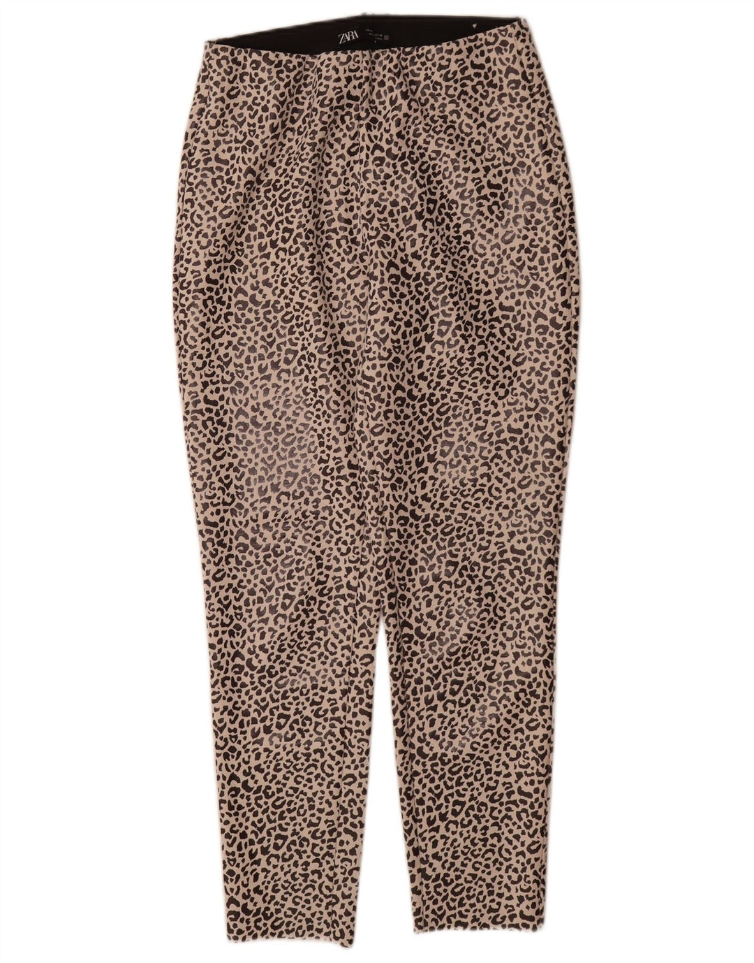 Legginsy damskie Zara UK 12, średni beż, poliester z nadrukiem zwierzęcym