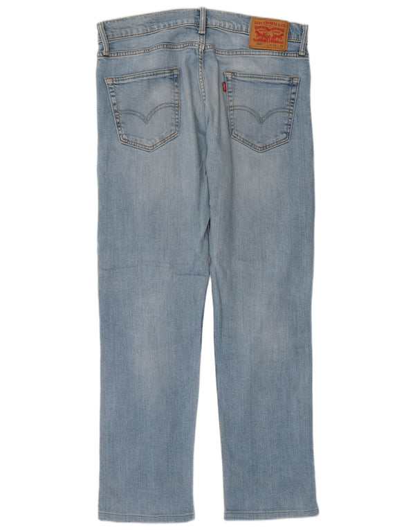 Męskie jeansy Levi's 504 Straight W33 L32 Niebieskie bawełniane