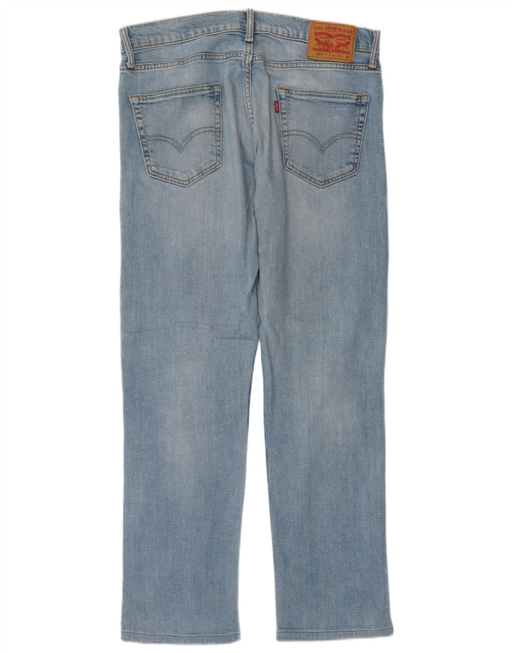 Męskie jeansy Levi's 504 Straight W33 L32 Niebieskie bawełniane