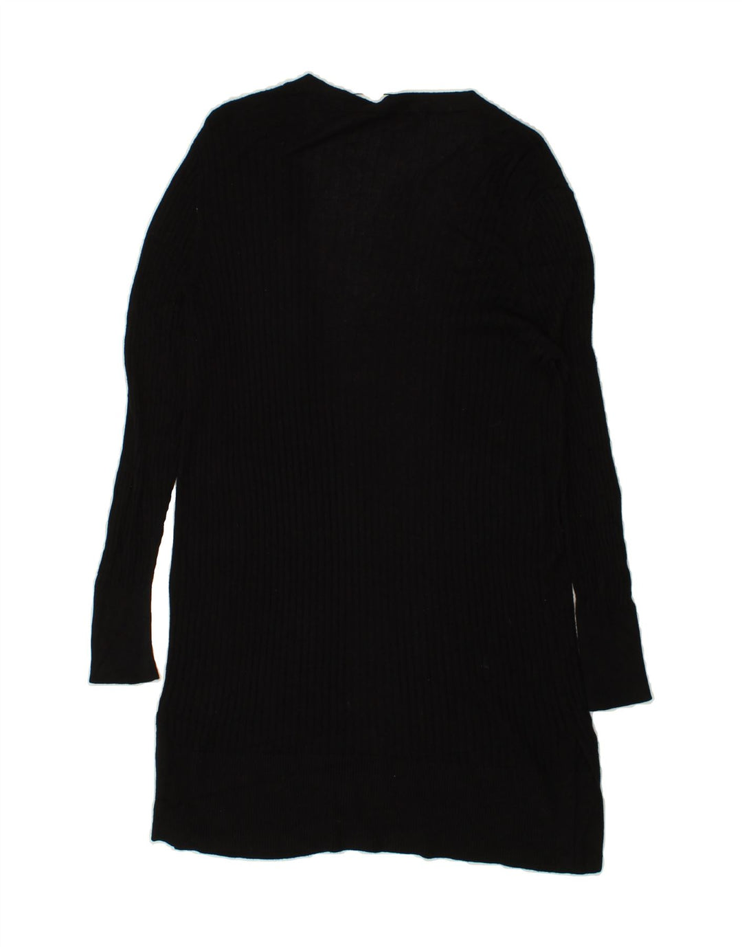 OASIS Womens Longline Cardigan Sweater UK 10 Small Black Viscose Vintage Oasis and Second-Hand Oasis from Messina Hembry 