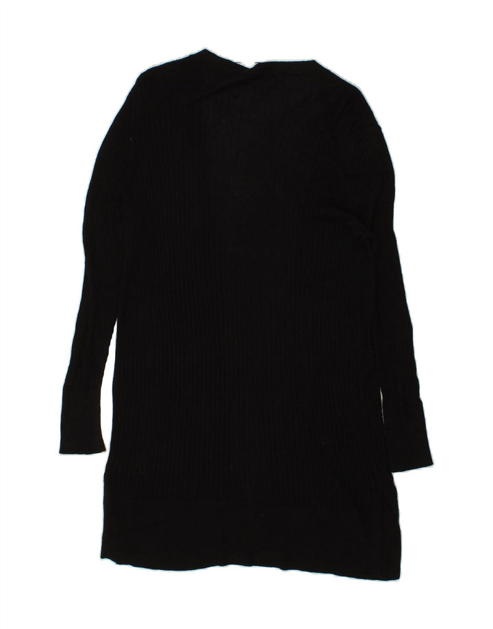 OASIS Womens Longline Cardigan Sweater UK 10 Small Black Viscose Vintage Oasis and Second-Hand Oasis from Messina Hembry 
