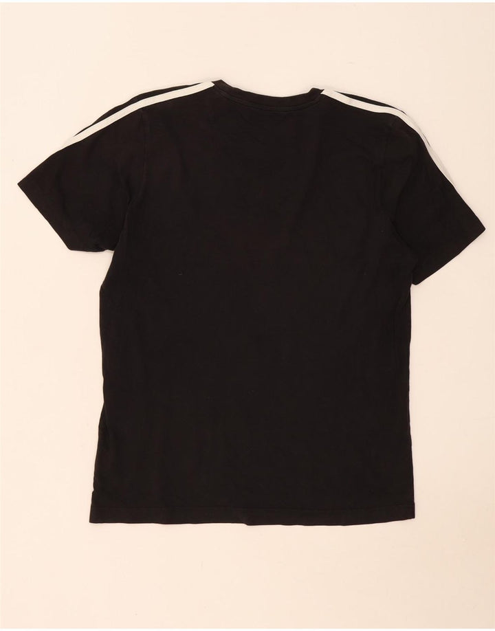 Adidas Męski T-shirt Top Średni Czarny Bawełniany