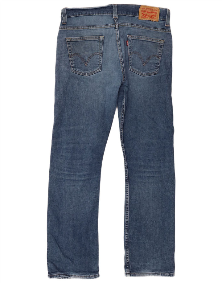 Męskie jeansy Levi's 506 Straight W34 L32 Niebieskie bawełniane