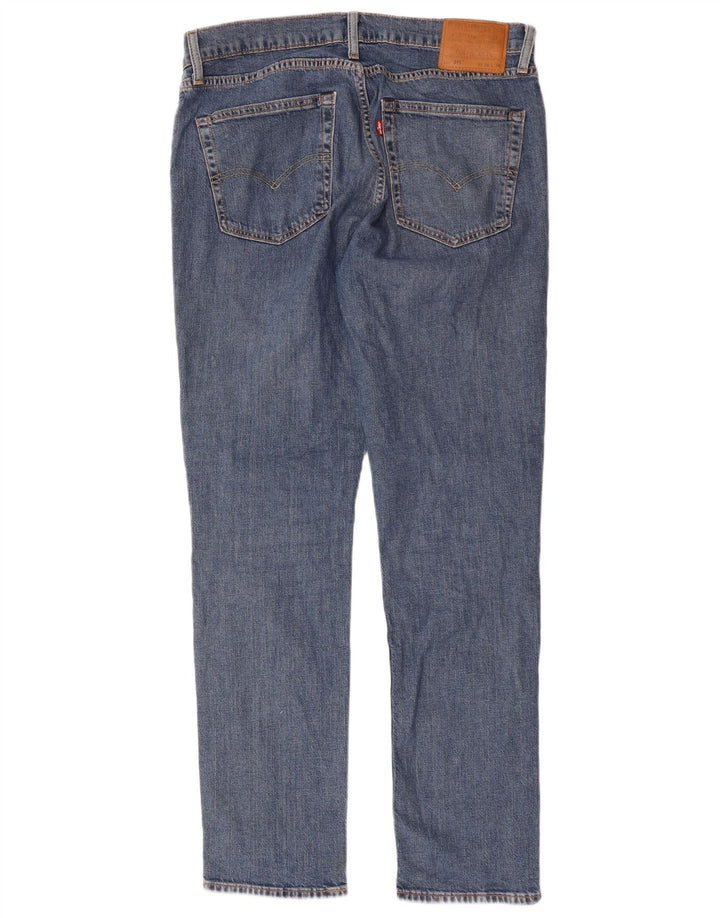 Męskie jeansy Levi's 511 Slim W36 L34 Niebieska bawełna