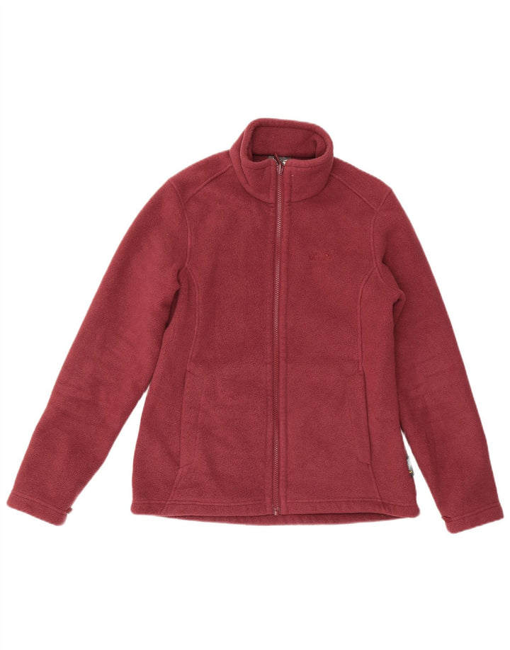 Damska kurtka polarowa Jack Wolfskin UK 10/12, średni bordowy poliester