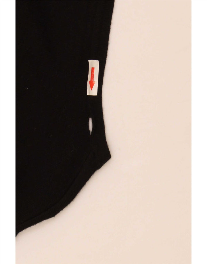 Marks & Spencer Damski sweter kardigan UK 16, duża, czarna wiskoza