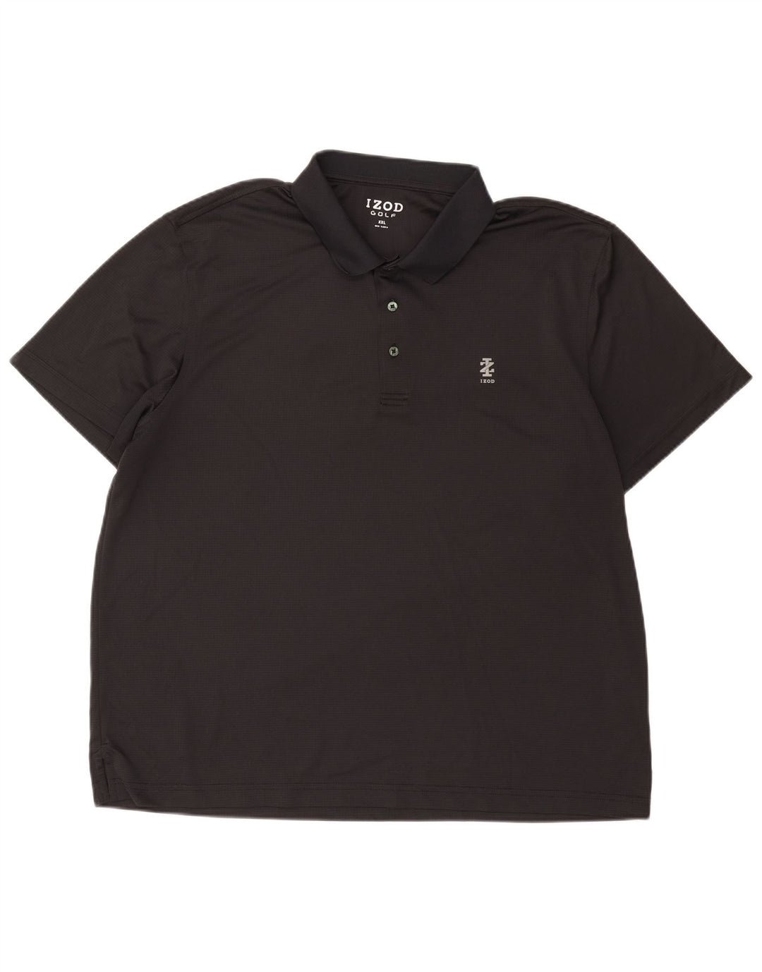 Męska koszulka polo Izod 2XL, czarna, poliester