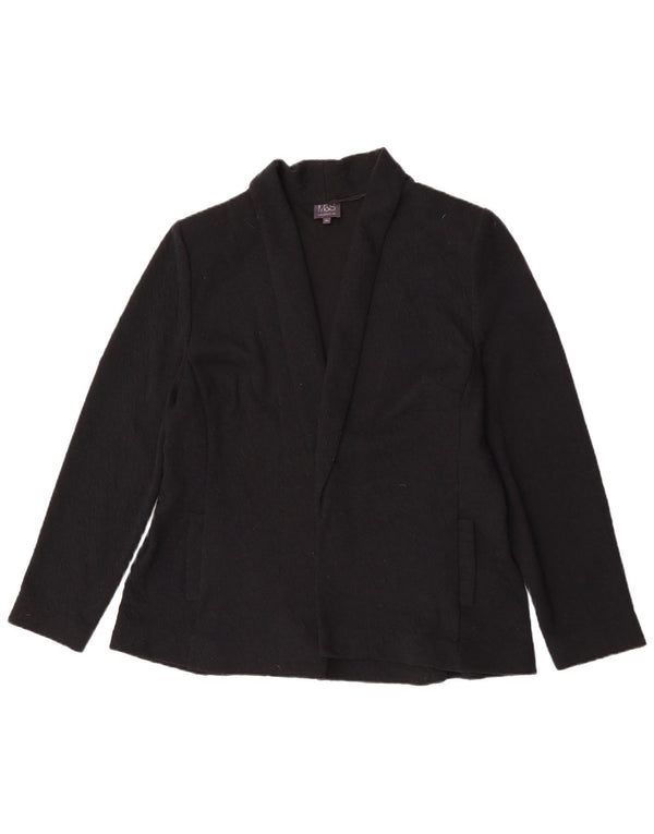 Marks & Spencer Damska otwarta marynarka UK 20 2XL Czarny poliester