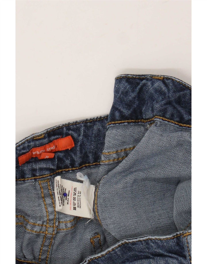 Damska spódnica dżinsowa White Stuff US 12 Medium W32 Niebieska bawełna