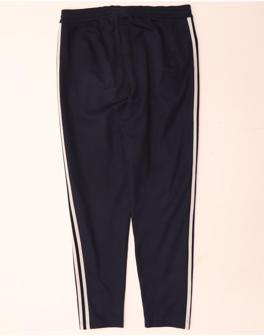 Męskie spodnie dresowe Adidas, duże, granatowe, poliestrowe