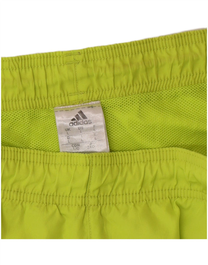 Męskie spodenki sportowe Adidas, duże, zielone, z poliestru