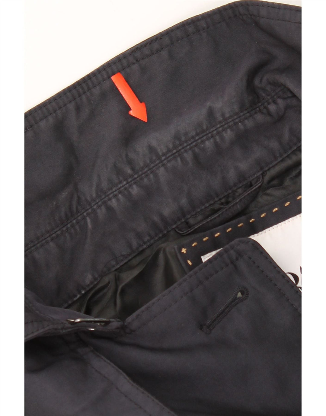 Męski trencz Zara UK 40, duży, granatowy, poliester