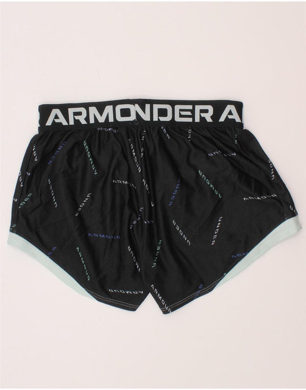 Dziewczęce spodenki sportowe Under Armour Graphic 9-10 lat, średnie czarne
