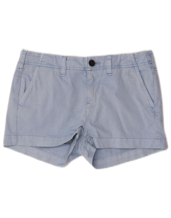 Damskie spodnie Superdry UK 8 Small W28, niebieska bawełna