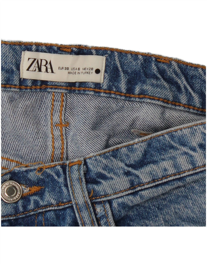 Damskie jeansy Bootcut Zara EU 38 Small W28 L34 Niebieskie