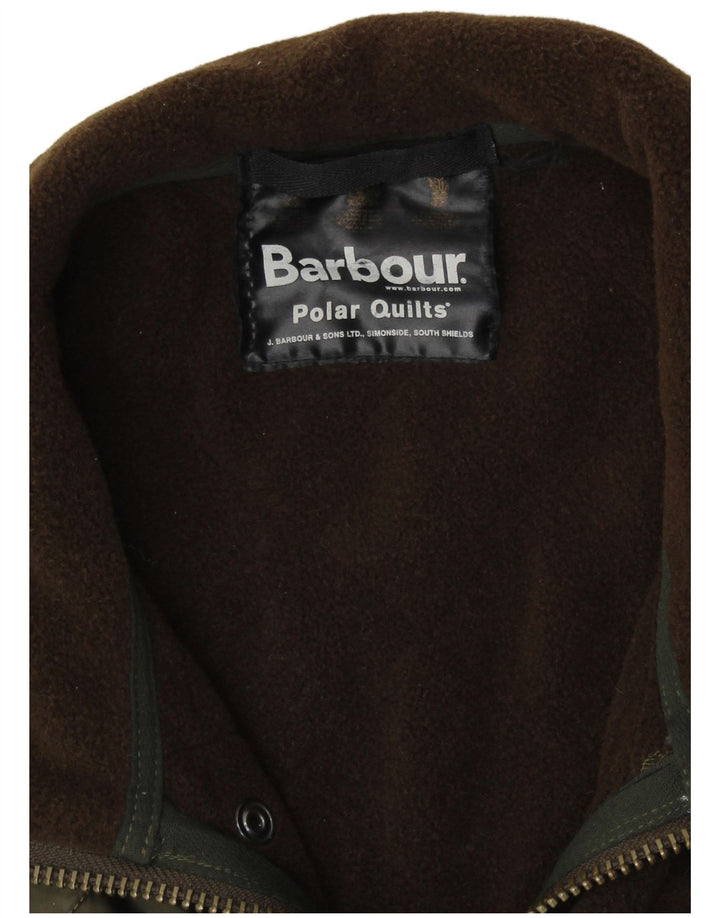 Męska pikowana kamizelka BARBOUR UK 42 XL, zielona