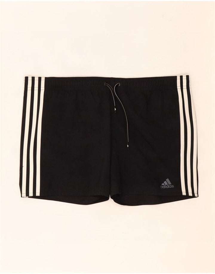 Męskie spodenki sportowe Adidas, małe, czarne, poliestrowe
