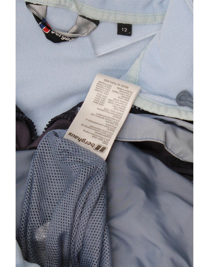 Damska kurtka wiatrówka z kapturem BERGHAUS UK 12, średni fiolet, nylon