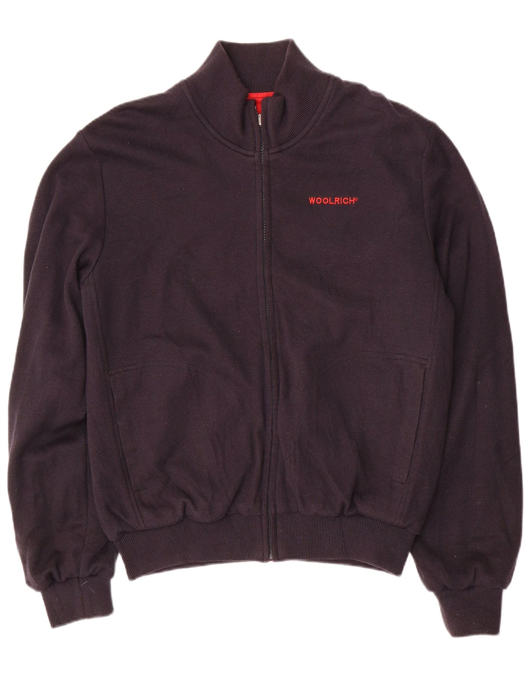 Męska dwustronna kurtka bomberka WOOLRICH UK 40, duża, czerwona nylonowa