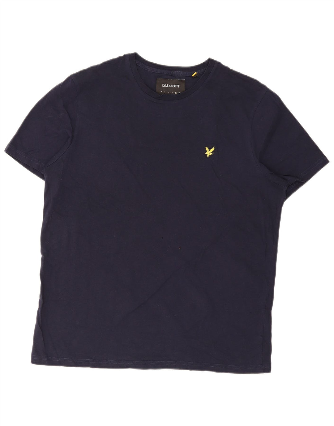 Lyle & Scott Męski T-shirt Top XL, granatowy, bawełniany