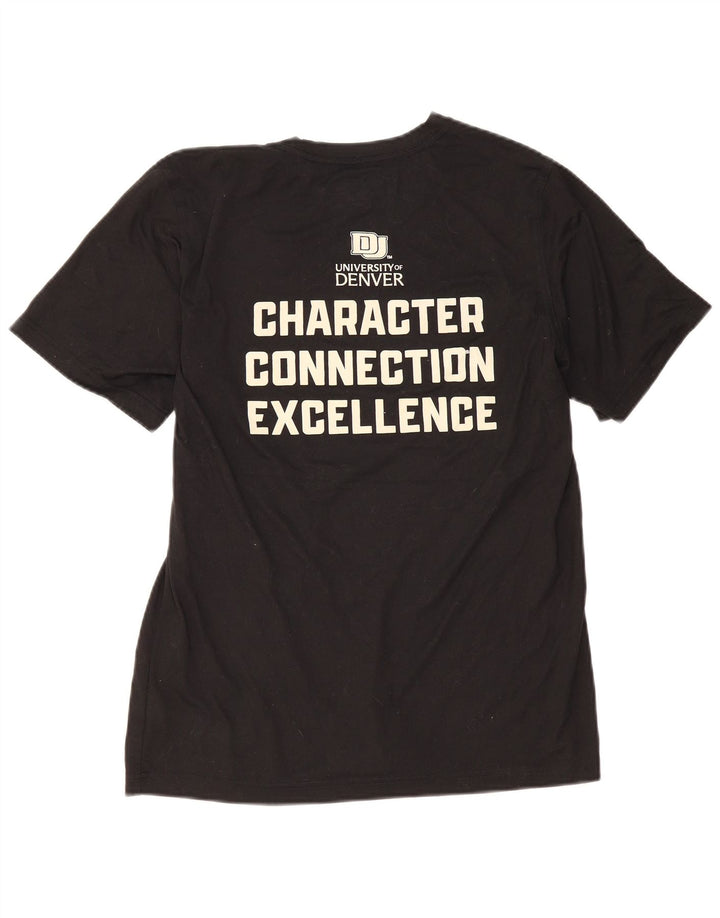 Męski T-shirt z grafiką New Balance, duży, czarny poliester