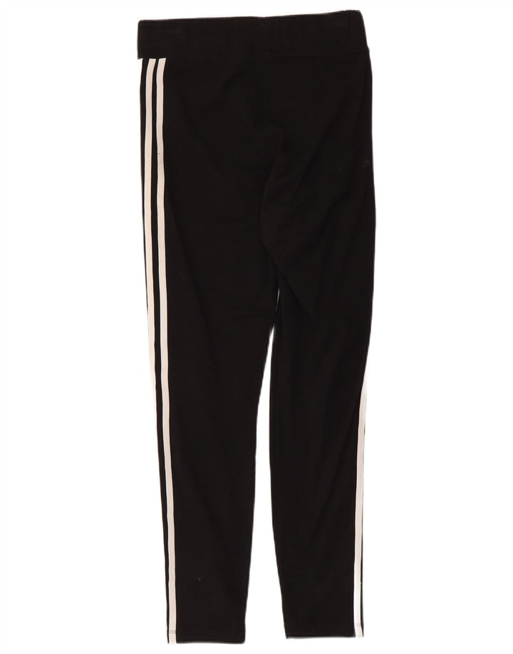 Legginsy damskie Adidas UK 12, średnie, czarne, bawełniane