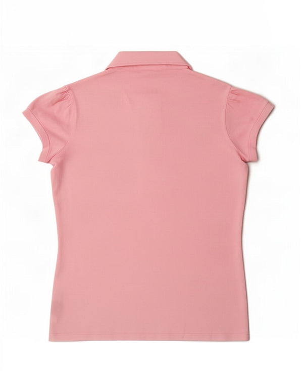Gant Womens Polo Shirt UK 18 XL Pink Cotton