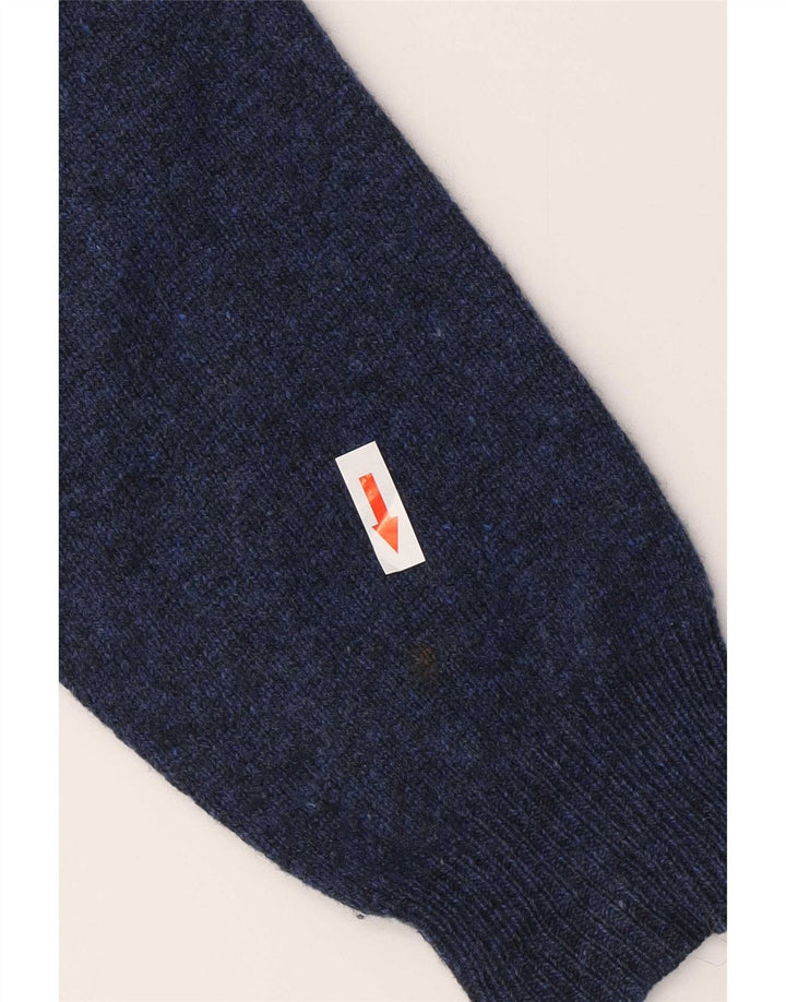 Polo Ralph Lauren Męski sweter z dekoltem w kształcie litery V, średni granatowy, klasyczny