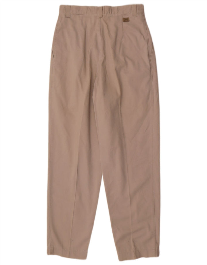 Damskie zwężane spodnie Chino Lee US 8 Medium W28 L28 Beżowa bawełna