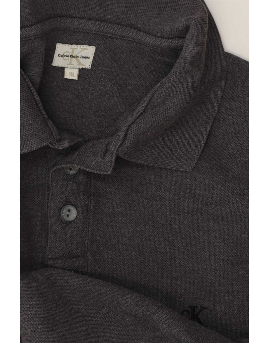 Męska koszulka polo Calvin Klein Jeans XL, szara