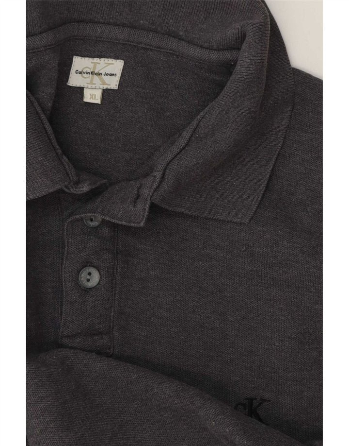 Męska koszulka polo Calvin Klein Jeans XL, szara