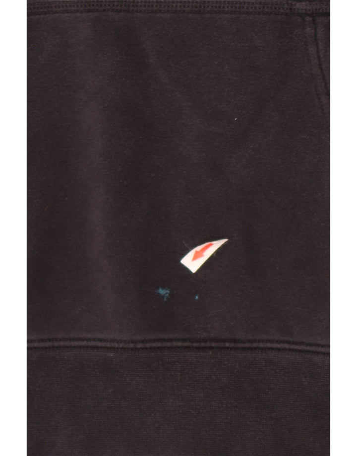 Męski sweter z kapturem Nike z grafiką, duży, czarny, poliestrowy