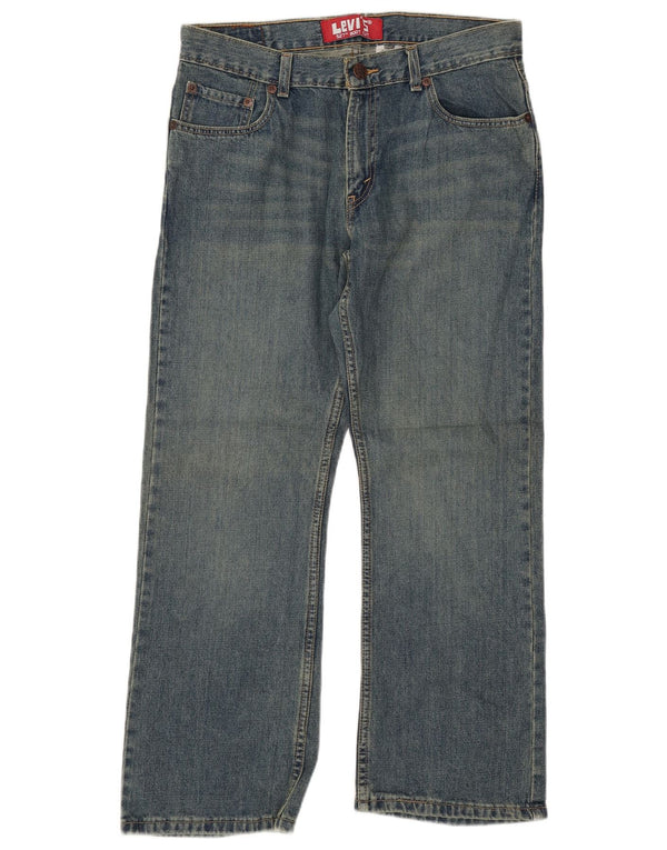 Dżinsy chłopięce LEVI'S Husky Bootcut 11-12 lat W32 L27 Niebieska bawełna