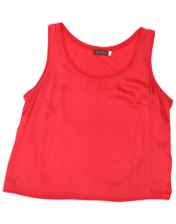 Top damski MINT VELVET UK 14, duży, różowy jedwab