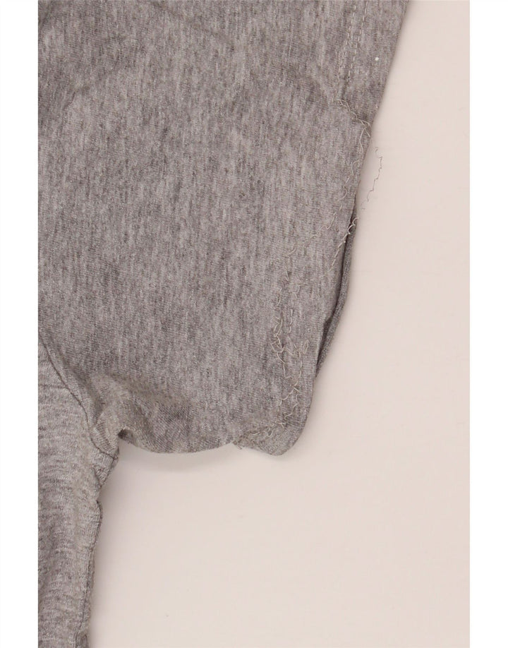 Męski T-shirt z grafiką LEVI'S, duży, szary, bawełniany