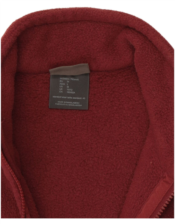 Damska kurtka polarowa Jack Wolfskin UK 10/12, średni bordowy poliester