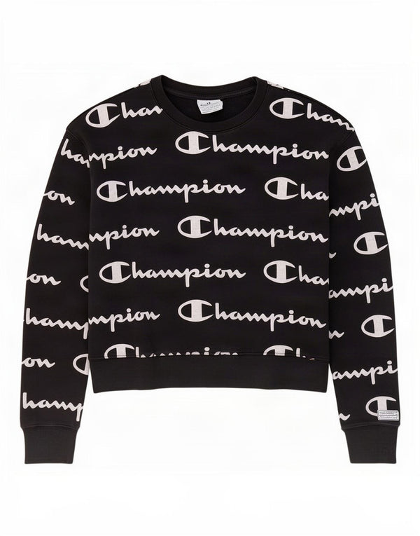 Bluza Champion Dziewczęca z grafiką, 13-14 lat XL, czarna