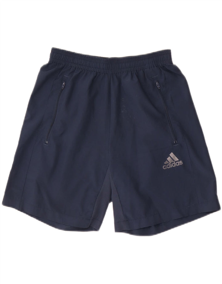 Męskie spodenki sportowe Adidas Aeroready, małe, granatowe, z poliestru